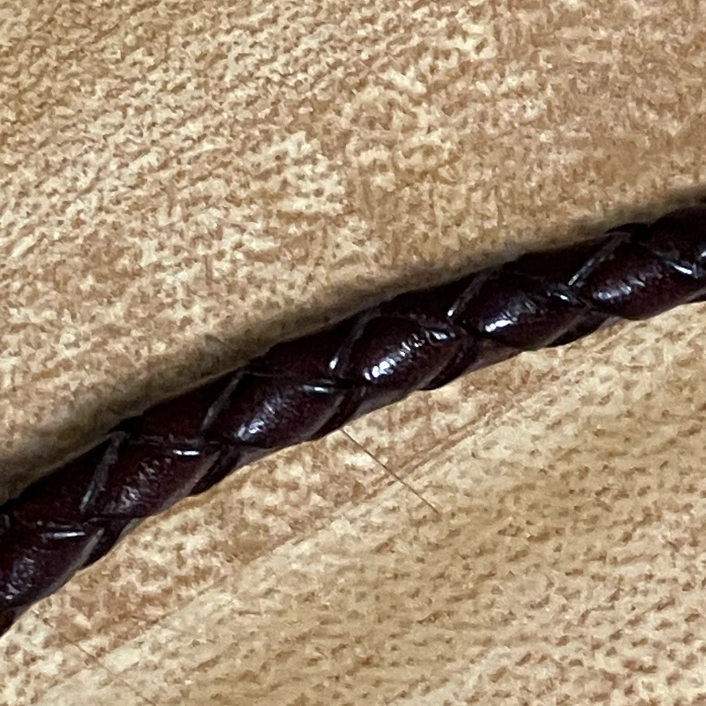 🌸Brighton Vintage Heart Toggle Brown Leather Necklace - Picture 5 of 6